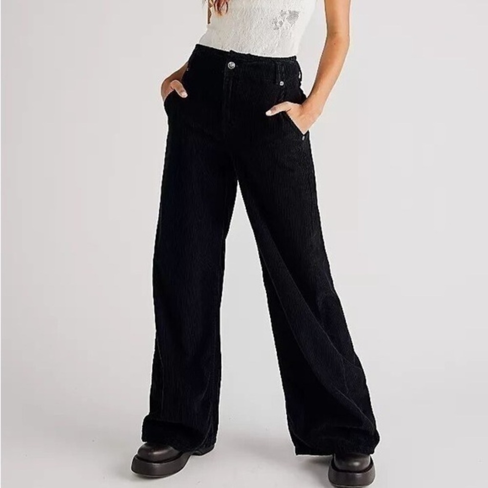 Free People Harlow Wide-Leg Cord Jeans